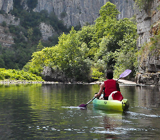 Location de canoë, descente libre