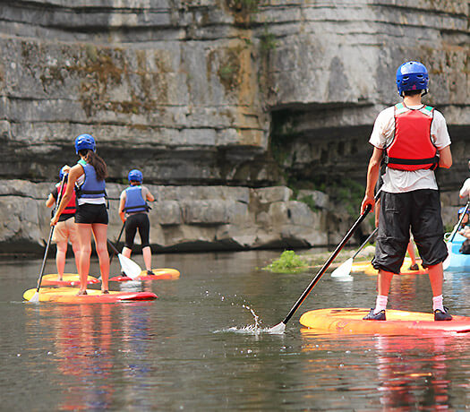 Stand-up Paddle sur le Chassezac en Ardèche du Sud